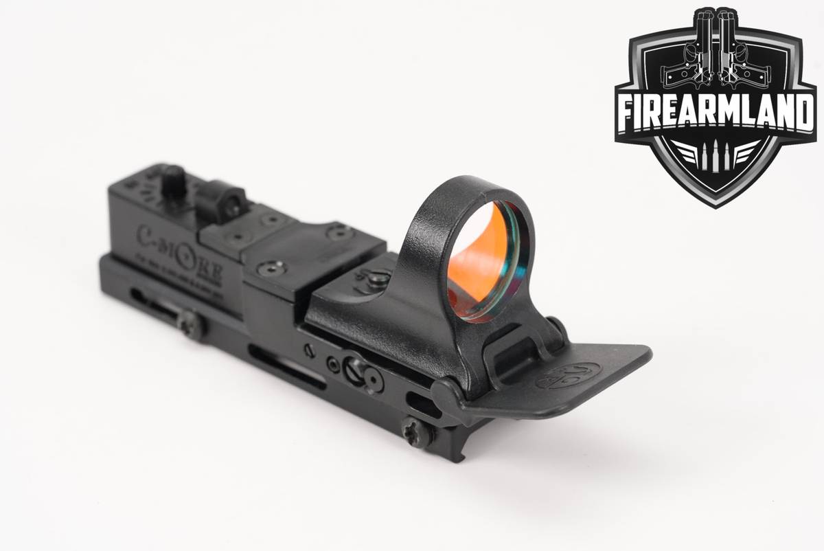 C-More Railaway Series Aluminum Body Standard Switch 8 MOA Red Dot RDS