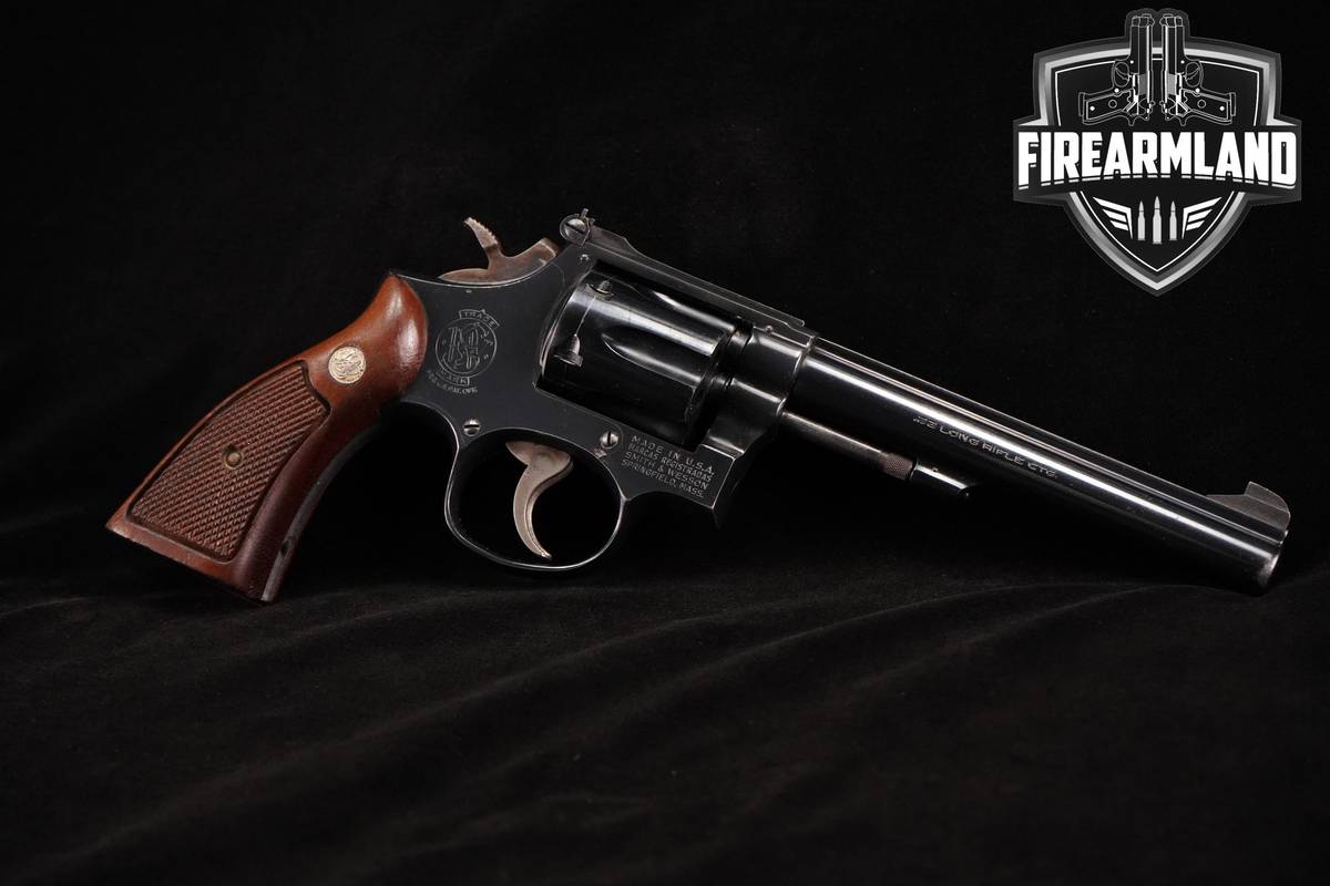 VINTAGE 1973 Smith & Wesson Model 17-3 K-22 Masterpiece 22LR 6" S&W 17-3