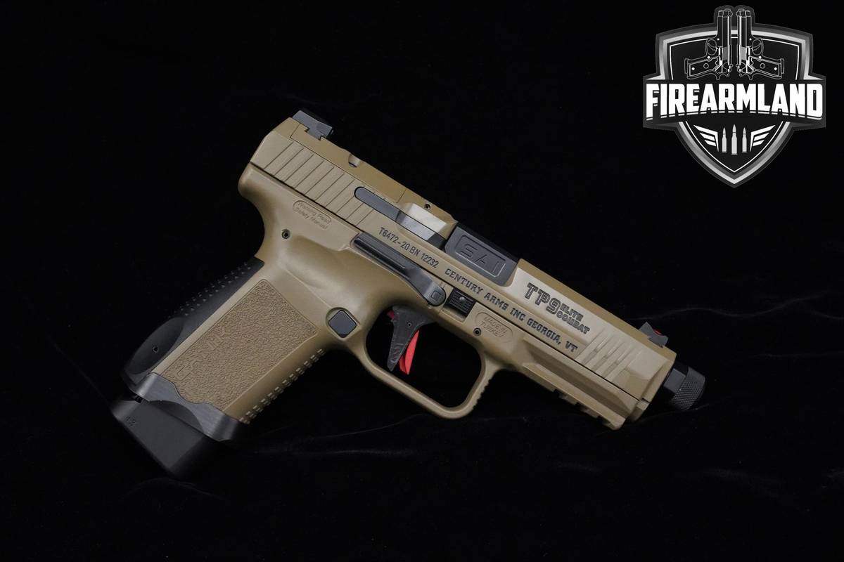 Canik TP9 Elite Combat 9mm 4.73" FDE Canik-TP9 +2 MAGS, ORIG CASE & HOLSTER