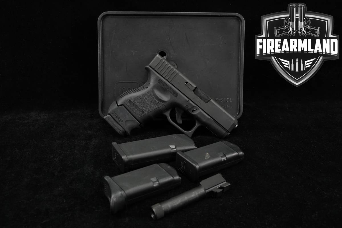 TWO-BARREL SET Glock 27 Gen3 G27 Gen 3 40 S&W & 9mm +2 MAGS & ORIG CASE