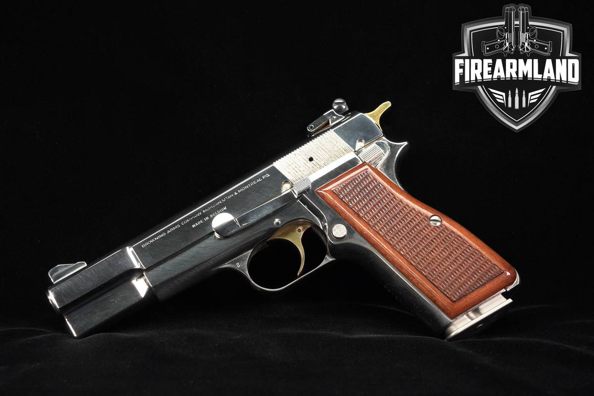 1974 Browning Hi-Power Sport .41 Action-Express 4.625" Stainless +2 MAGS