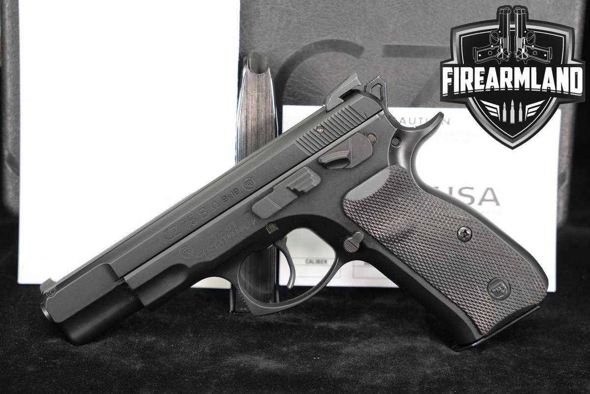 CZ 75 B Omega 9mm 4.6" CZ75 75B +2 MAGS & ORIG CASE