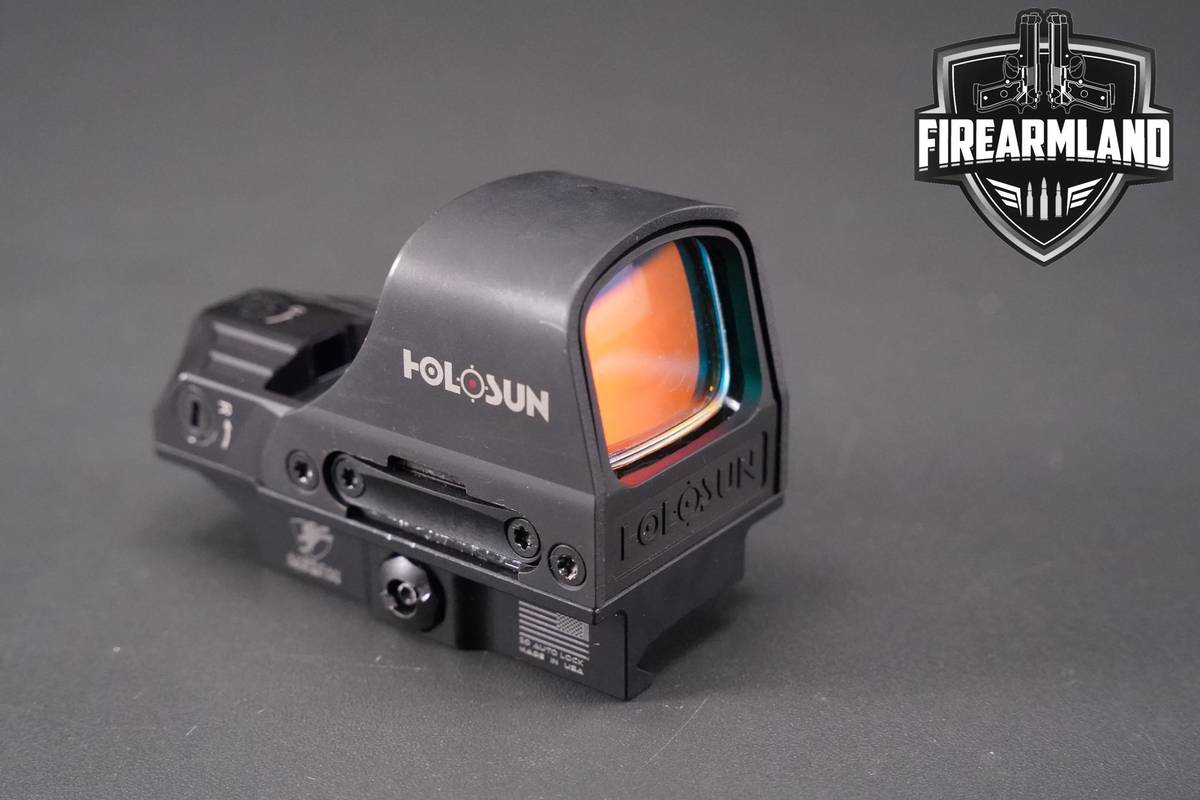 Holosun HS510C Solar Multi-Red 2 MOA Dot & 65 MOA Circle Reticle +OPTIC