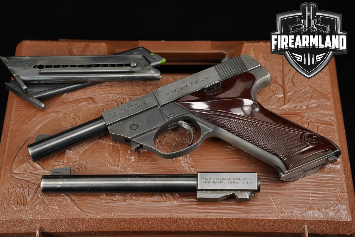 1952 High Standard Sport-King 22LR 4.5" +3 MAGS & ORIG CASE