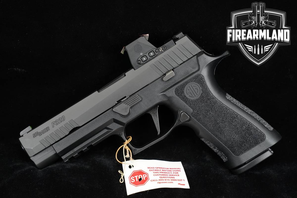 LIKE-NEW Sig Sauer P320 XSeries FULL 9mm 4.7" +3 MAGS, ORIG CASE & ROMEO-X
