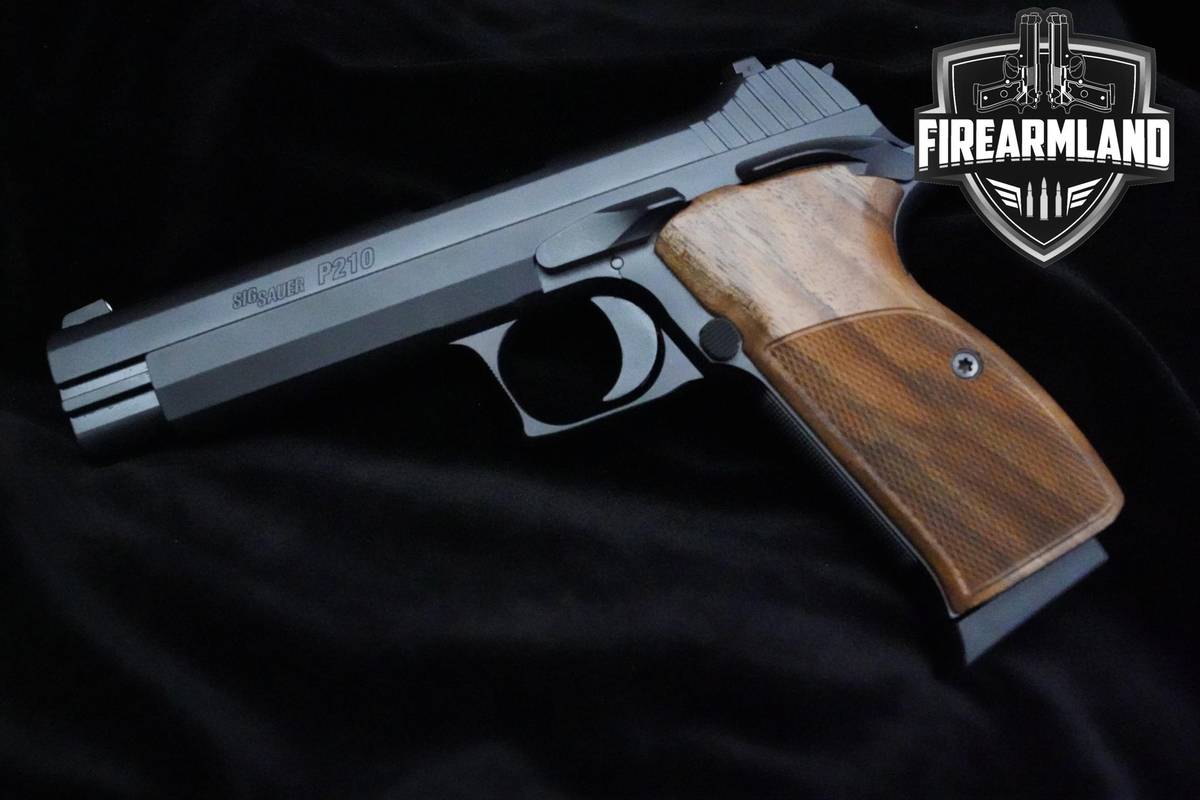 Sig Sauer P210 Standard 9mm 5" Nitron P210 +2 MAGS & ORIG CASE