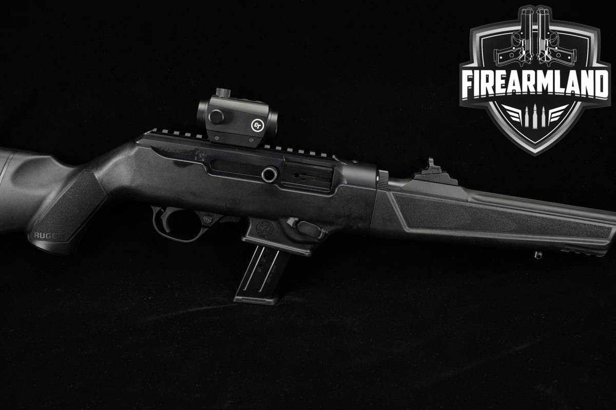 Ruger PC Carbine TAKEDOWN 9mm 16.12" THREADED +CRIMSON TRACE OPTICS