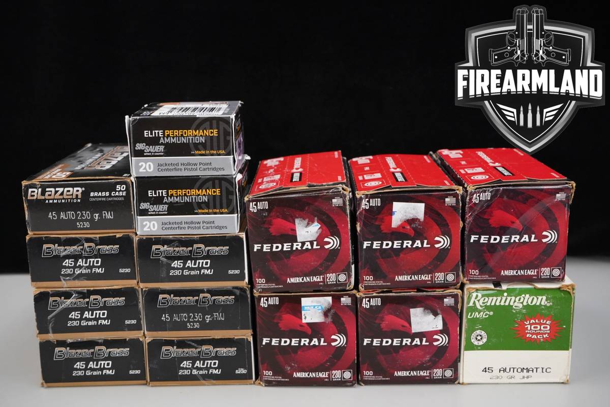 990 RDS! 45 ACP Ammo 45ACP
