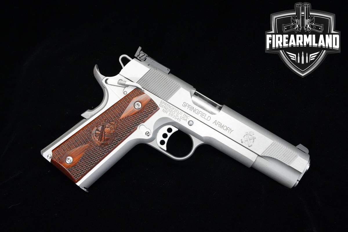 Springfield Armory 1911 Loaded Target Stainless Steel 45 ACP 5" 1911 3 MAGS
