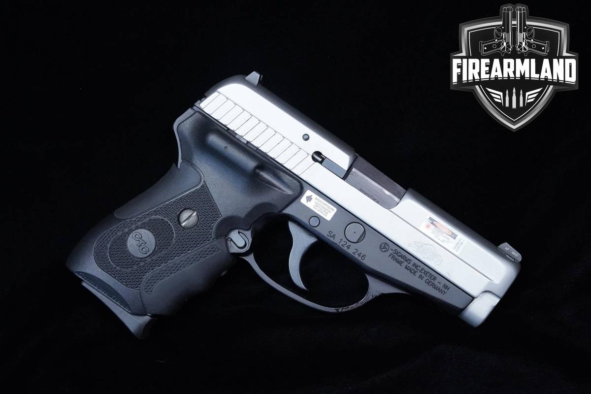 2007 Sig Sauer P239 SAS, Two-Tone 9mm 3.6" Sig-Sauer P239 P-239 ORIG CASE
