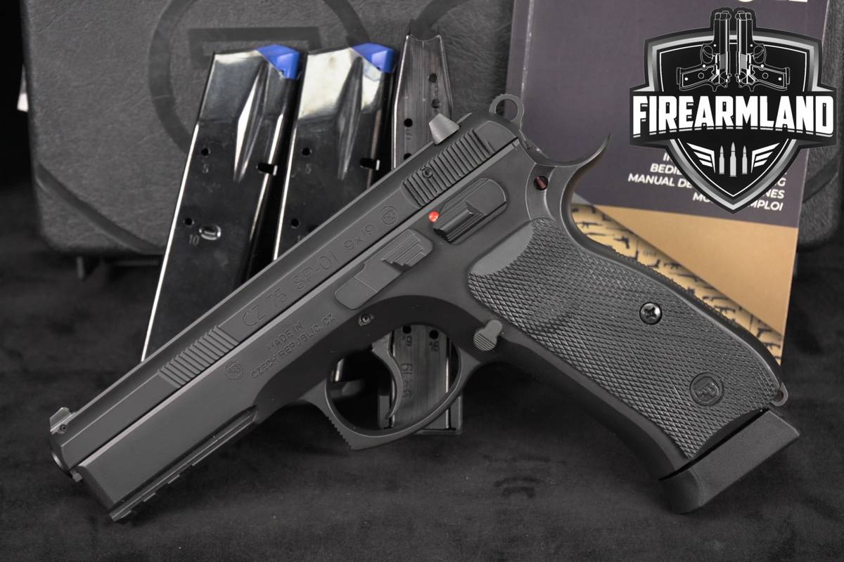 CZ 75 SP-01 9mm 4.6" CZ75 SP01 +4 MAGS & ORIG CASE