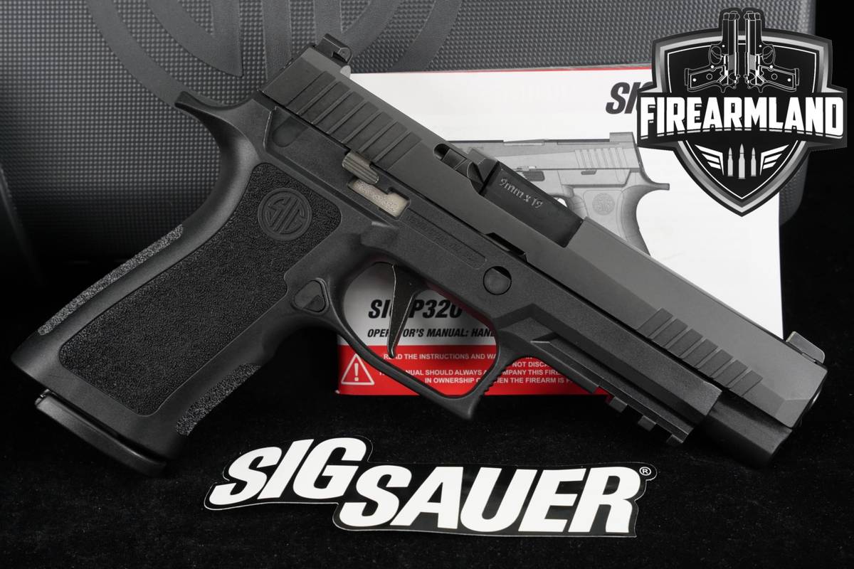 Sig Sauer P320 XFULL X-Series Optics-Ready 9mm 4.7 P 320 +3 MAGS, ORIG CASE