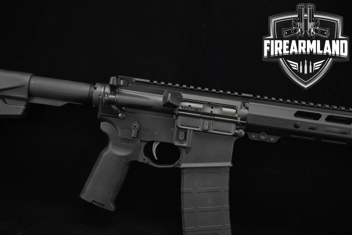 Sionics Weapon Systems SAR-15 5.56 NATO AR15 12.5" SB TAC BRACE +Pmag