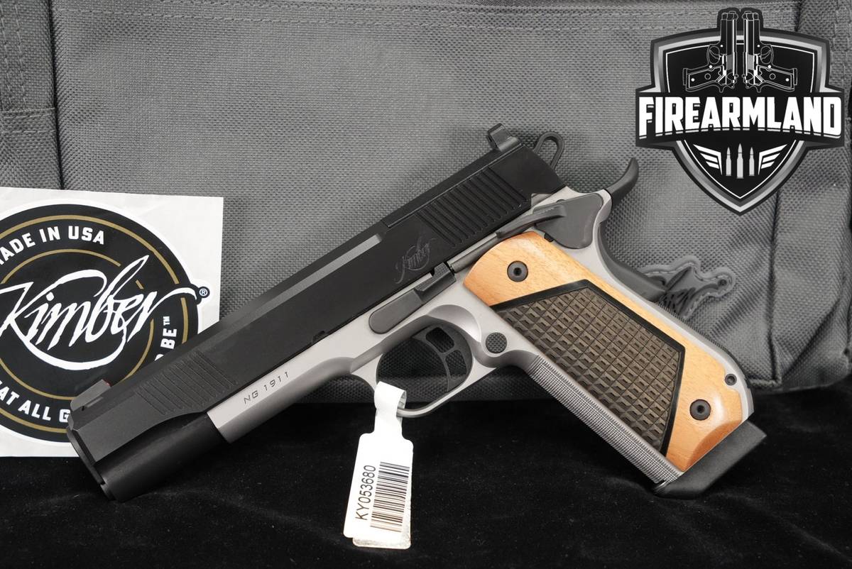 Kimber Custom NG 1911 OR 9mm 5" Black & Satin Silver NG1911 +ORIG BOX