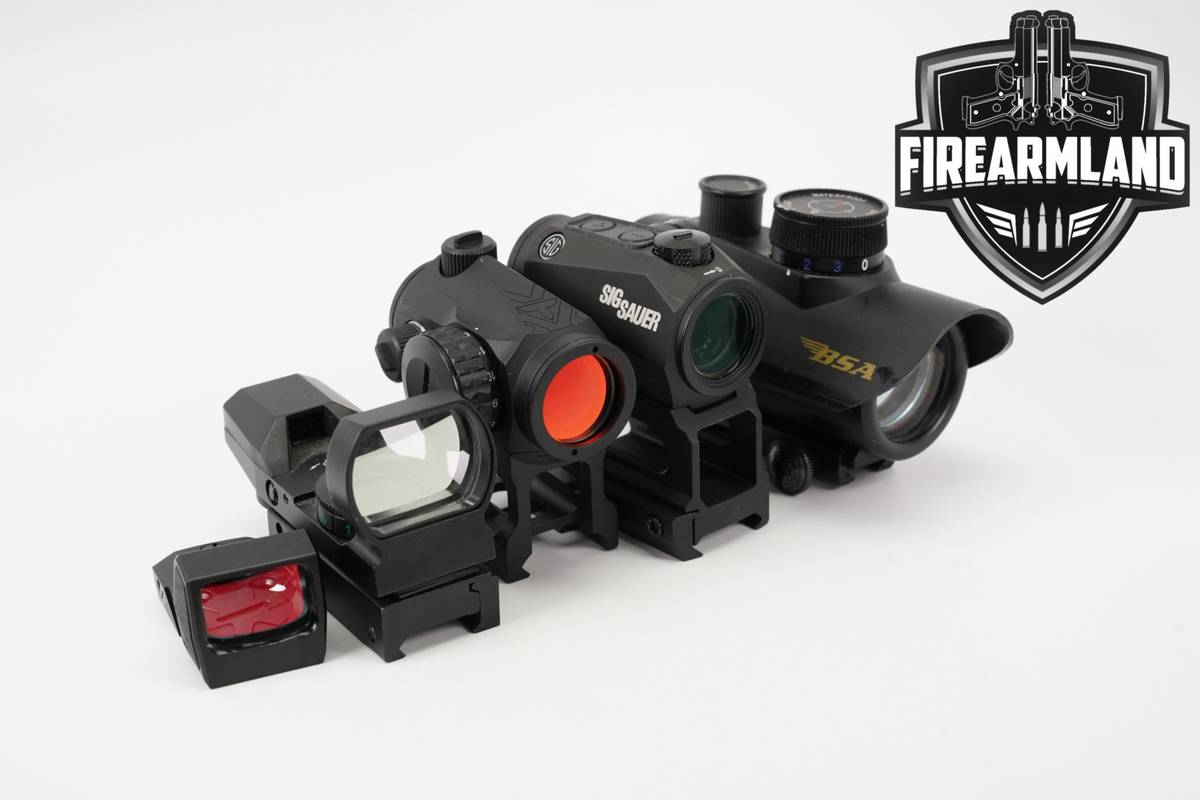 FIVE Red Dot Sight Lot 5 Pack Vortex Sig Sauer Crimson Trace RDS