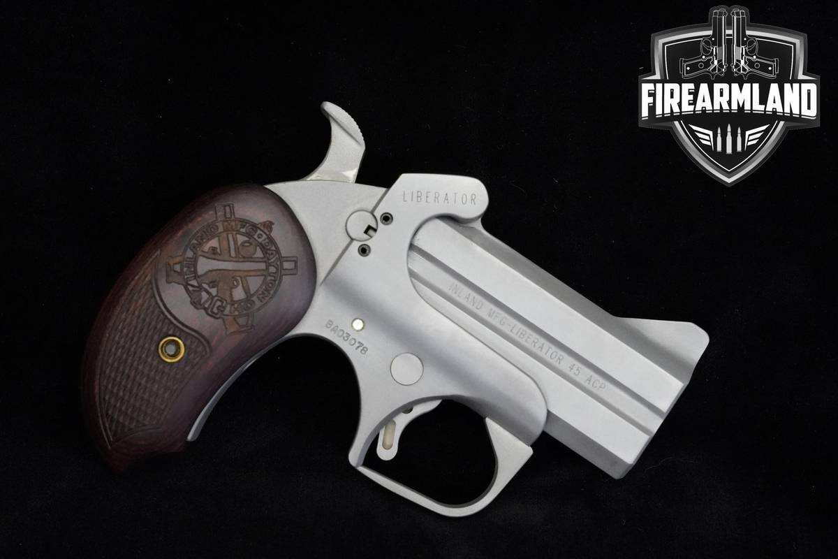 Inland Mfg Bond Arms Liberator 45 ACP 3" Matte Stainless Inland-Mfg HOLSTER