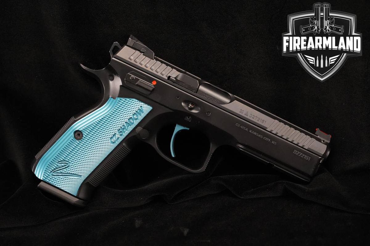 CZ Shadow 2 SA Blue 9mm Black Polycoat CZ CZ75 +3 MAGS & ORIG CASE