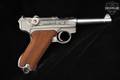 1992 Mitchell Arms P-08 American Eagle 9mm Luger Stainless in Good Condition Image 3