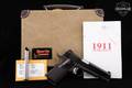2012 Ithaca M1911A1 Hand-Fit Bo-Mar Sight .45 ACP Two-Tone Stainless in Excellent Condition Image 2