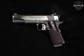 2012 Ithaca M1911A1 Hand-Fit Bo-Mar Sight .45 ACP Two-Tone Stainless in Excellent Condition Image 4