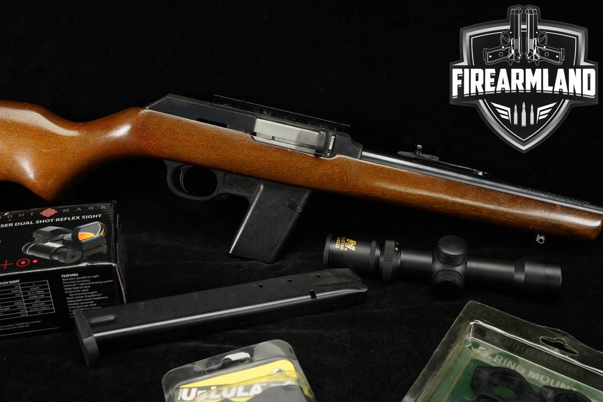 Marlin Model 9 Camp Carbine 9mm 16.5 Blued & Hardwood PCC M9 +2 MAGS