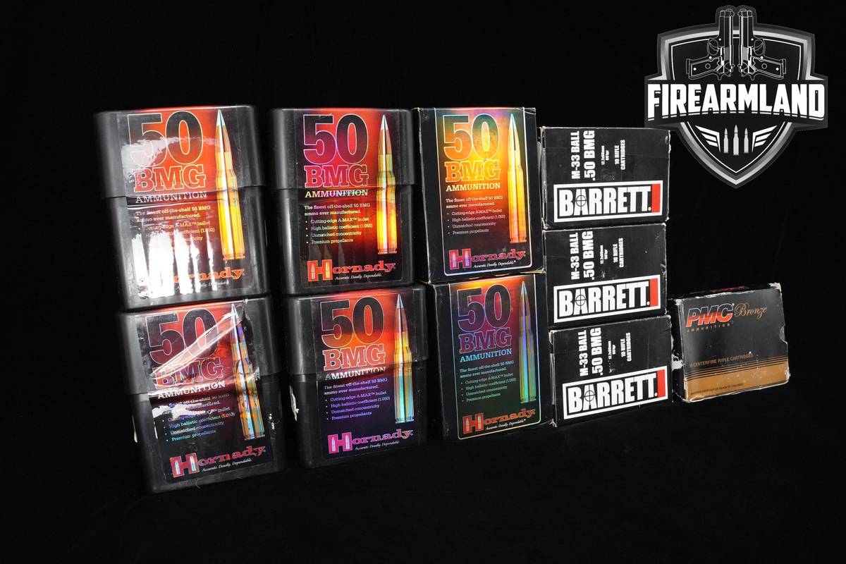 50 BMG Ammo 50-Browning MG Ammunition 100 ROUNDS
