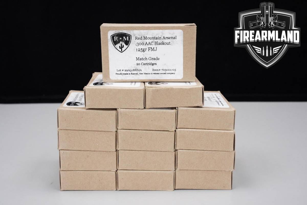 300 Blackout Ammo 300-BLK-AAC Ammunition 300 ROUNDS