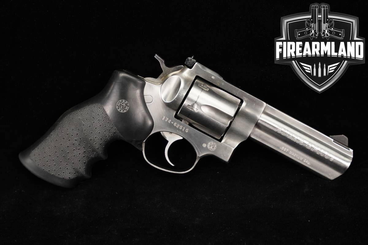 2003 Ruger GP100 357 Magnum 4" Brushed Stainless GP 100 DA/SA