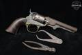 1863-64 Cooper Firearms Double Action Pocket Revolver .31 BPM Brass/Blued in Poor Condition Image 2