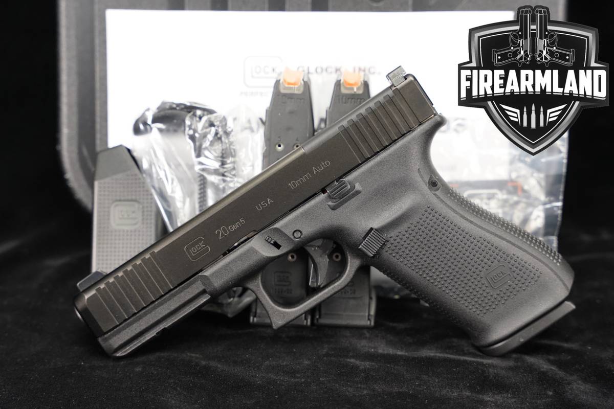 Glock 20 Gen5 MOS G20 Gen 5 10mm 4.61+3 MAGS & ORIG CASE