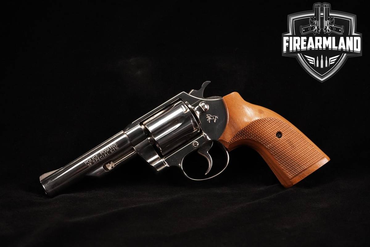 VINTAGE 1978 Colt Police Positive Special 38-Spl 4" Nickel DA/SA