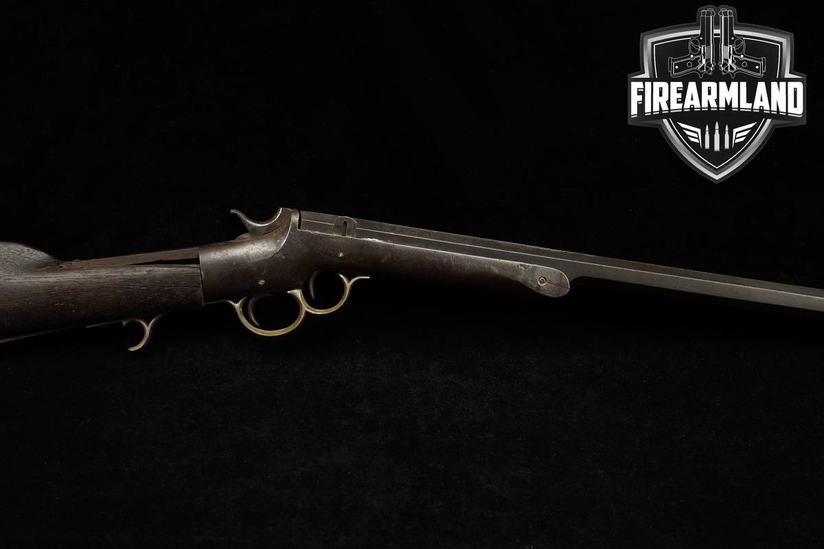 ANTIQUE Frank Wesson Two-Trigger Tip-Up Single-Shot Rifle Sporting 32 24"