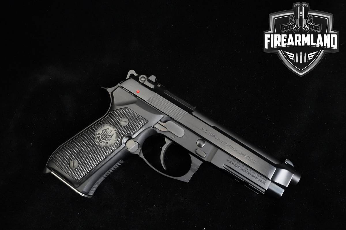 Beretta M9A1 9mm 4.9" Black Bruniton Beretta-M9A1 92FS +3 MAGS & ORIG CASE