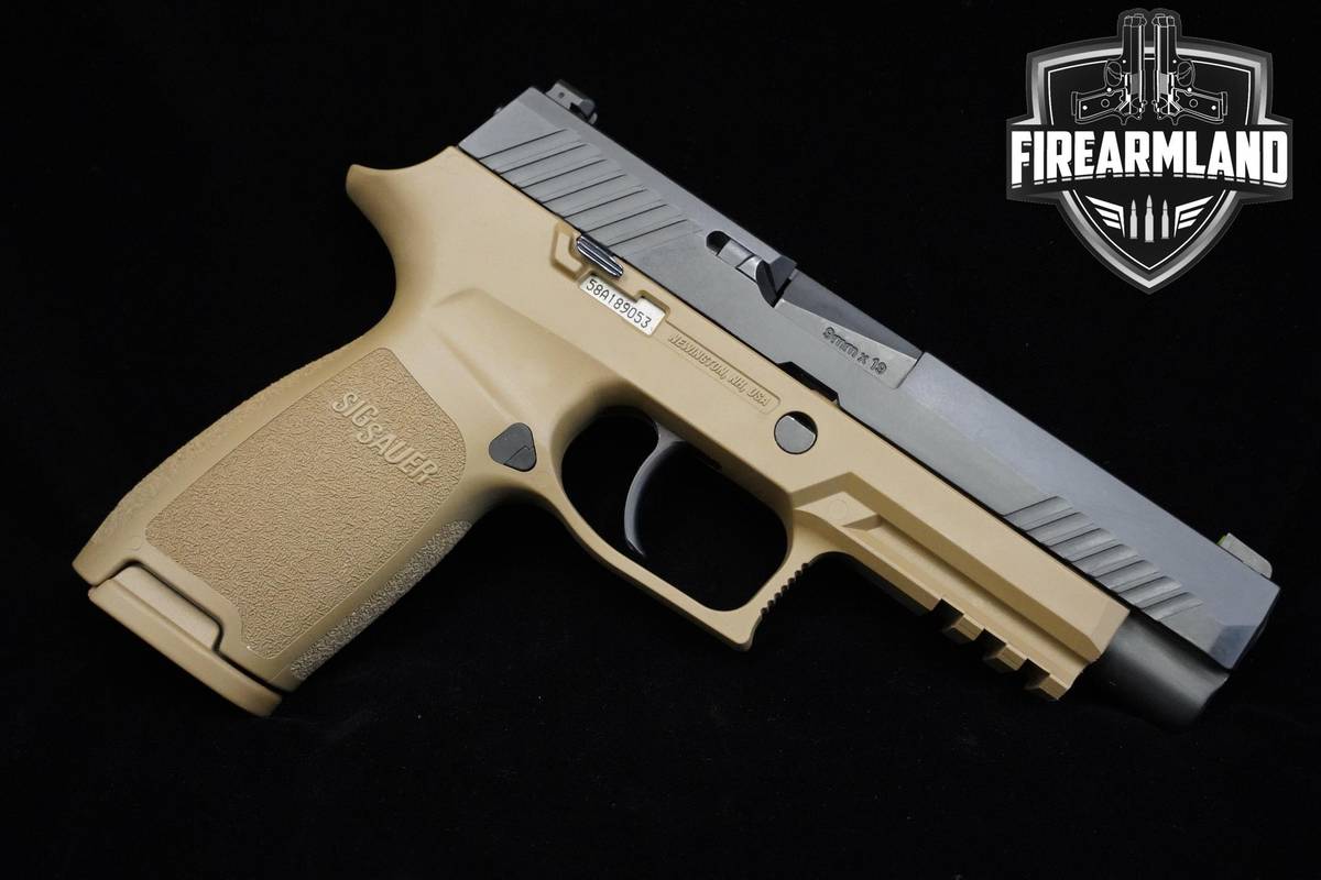 Sig Sauer P320F 9mm Two-Tone Sig-Sauer P320F P320 P-320 +2 MAGS & ORIG CASE