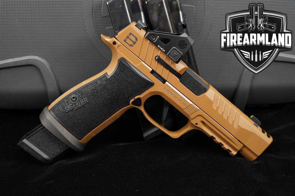 Sig Sauer P365 DH3 AXG 9mm Coyote P-365 COMP +3 MAGS, ORIG BOX, ROMEO OPTIC