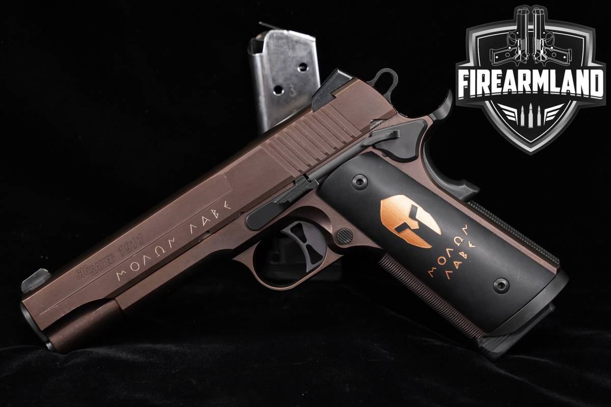 Sig Sauer M-1911 Spartan "MOLON LABE" 5" 45ACP 45 +2 MAGS