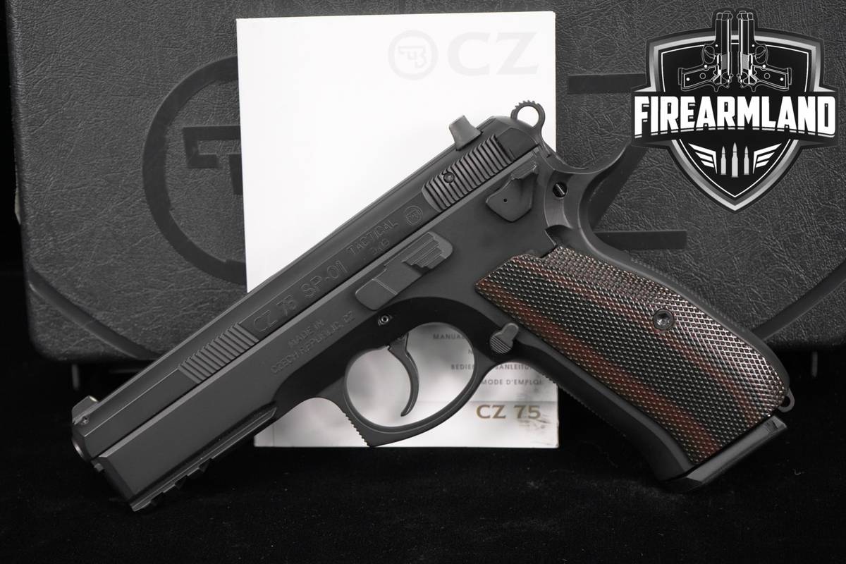 CZ 75 SP-01 Tactical 9mm 4.6" CZ75 SP01 +ORIG CASE