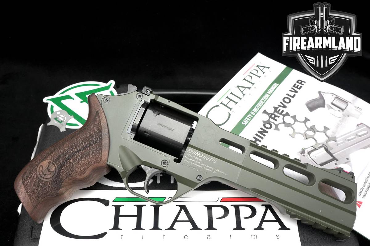 Chiappa Firearms Rhino 60DS 357 Magnum 6" OD Green +ORIG CASE
