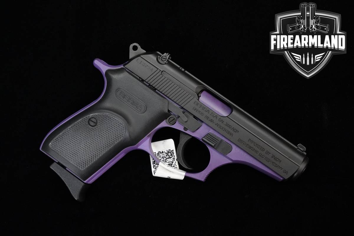 Bersa Thunder 380 Purple 380 ACP 3.54" Two-Tone Bersa +ORIG CASE
