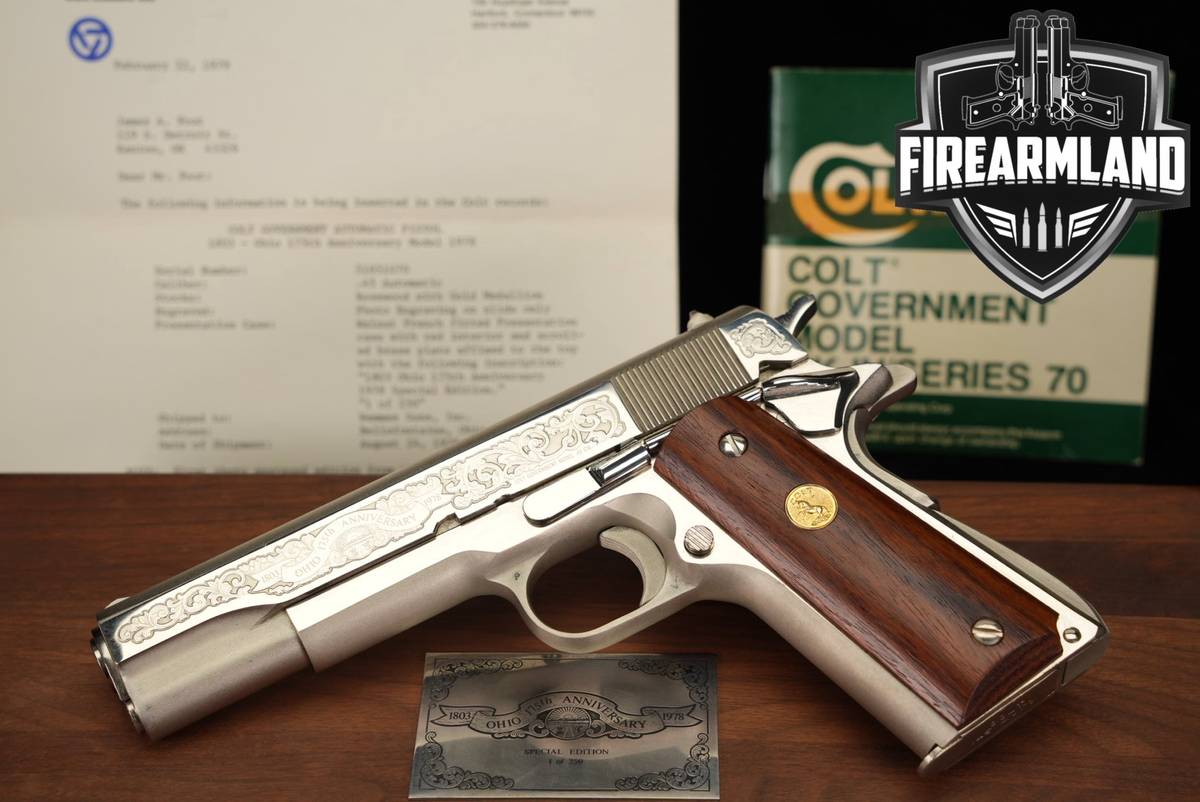 LIMITED 1 Of 250 Colt Government Model Series 70 175th ANNIVERSARY 1911