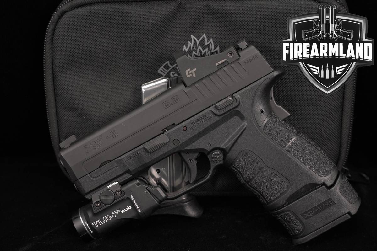 Springfield Armory XD-S Mod.2 OSP 9mm XDS9 XDS +2 MAGS, CASE, CT OPTICS