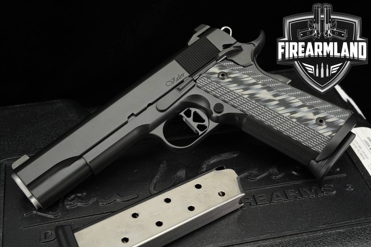 Dan Wesson Valor Black Series 70 45 ACP 1911 5" +2 MAGS & ORIG CASE
