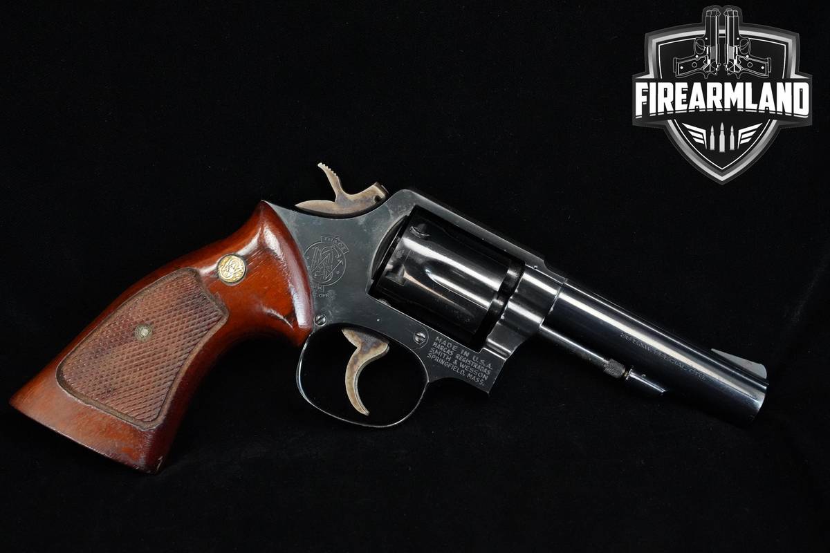 VINTAGE Smith & Wesson (S&W) Model 10-6 38 Special 4" Blued S&W 10-6