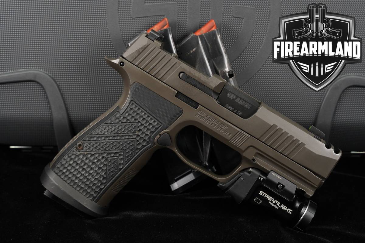 Sig Sauer P365 AXG Legion 9mm Optics-Ready P-365 COMP +3 MAGS & ORIG CASE