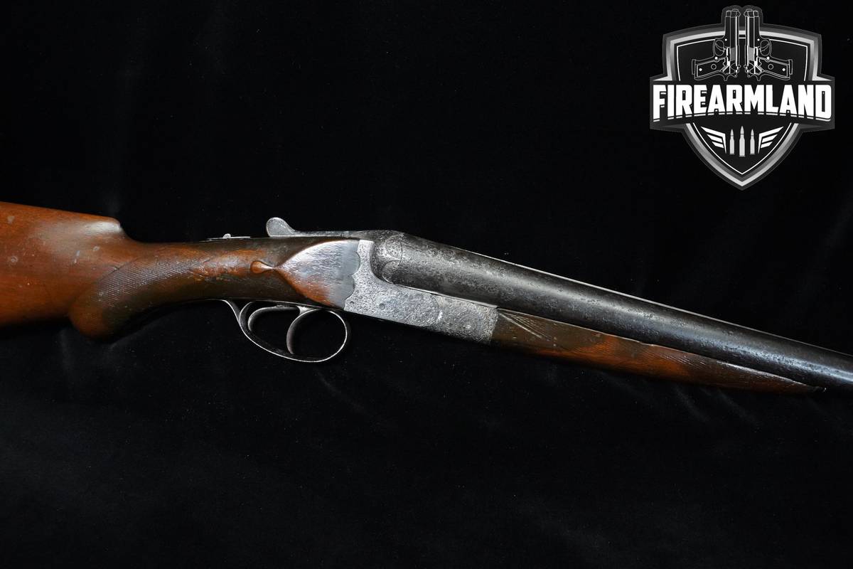 Belgium Made SxS Side-by-Side 12-Gauge 25.75" Blued SxS 2-3/4"