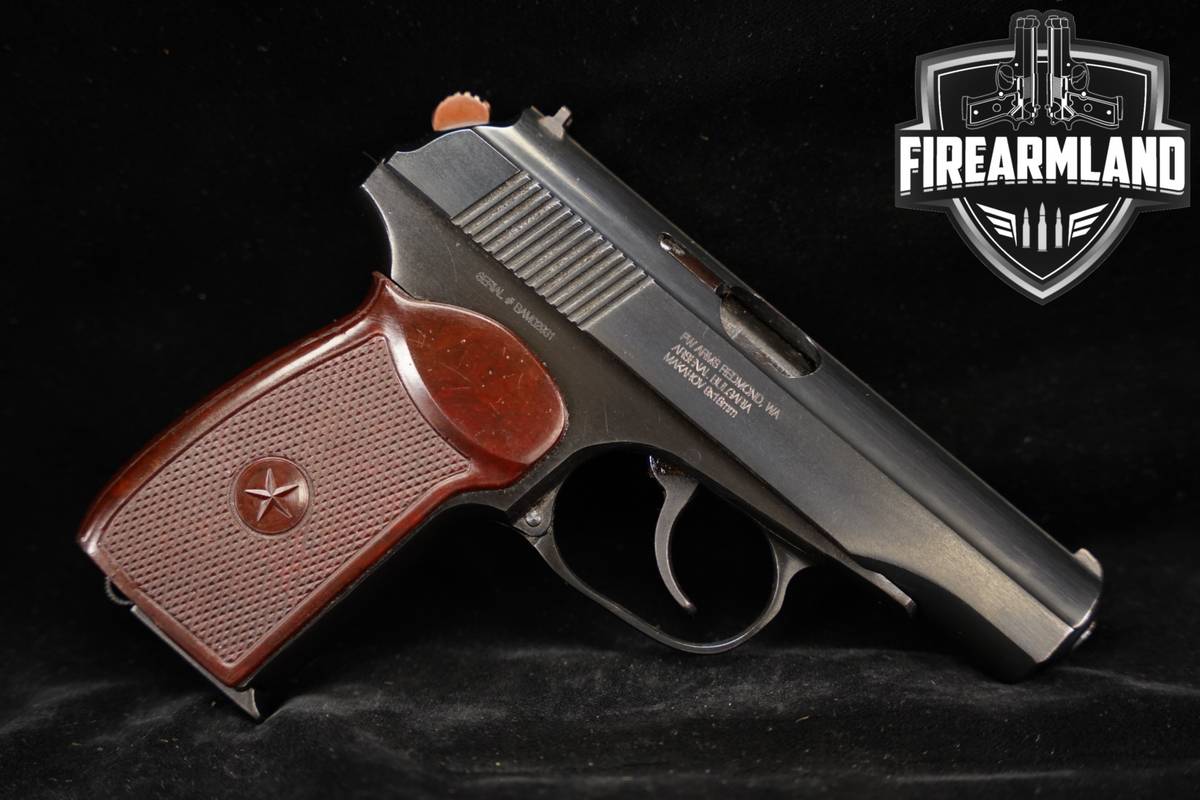 1989 Arsenal Makarov PM 9x18mmMakarov 3.68 Blued DA/SA Bulgarian Circle 10