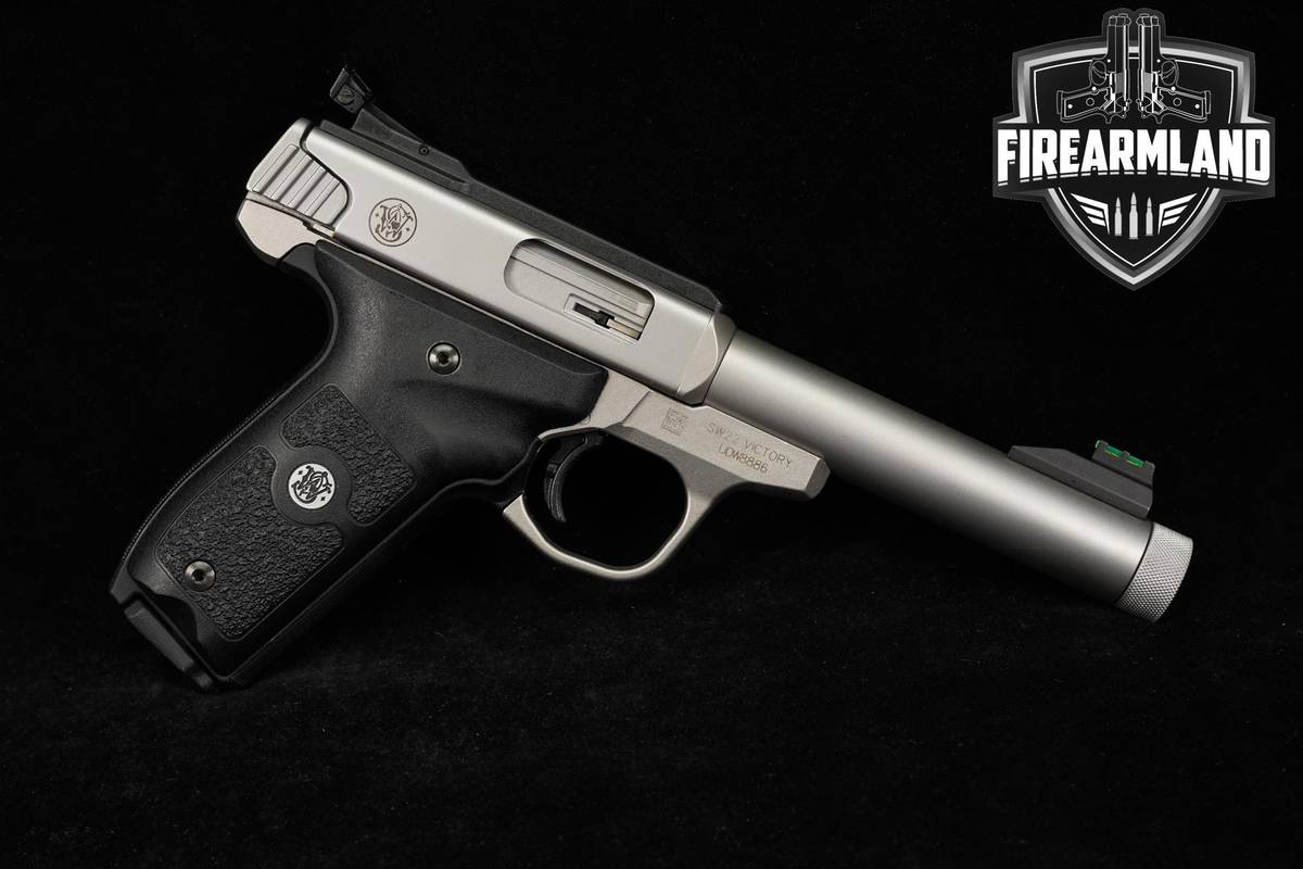 Smith & Wesson S&W SW22 Victory 22LR 5.5" Threaded Stainless Pistol +2 MAGS
