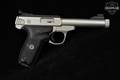 Smith & Wesson (S&W) SW22 Victory Threaded Barrel .22 LR Stainless in Excellent Condition Image 3