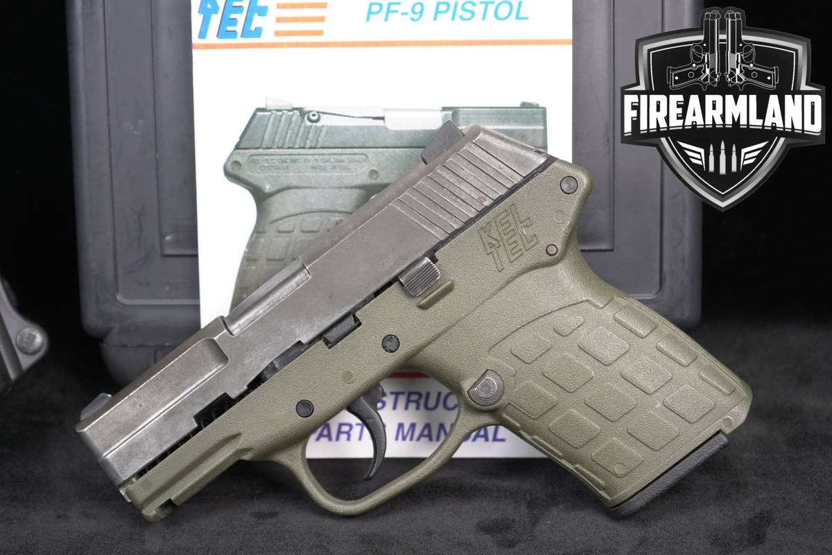 Kel-Tec KelTec PF-9 9mm 3.1" OD Green ORIG CASE, HOLSTER