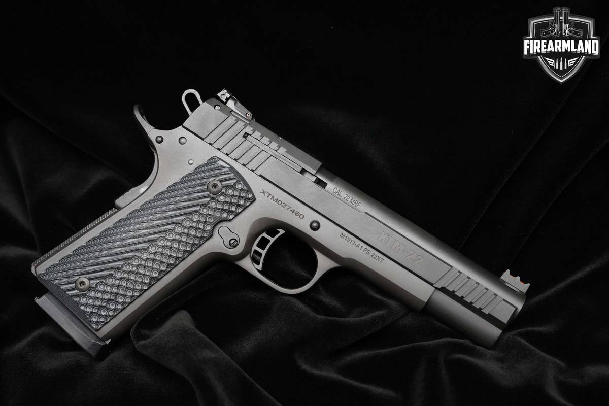 Rock Island Armory M1911 A1 XT 22 Magnum Pistol RIA M1911A1 XT Black 4 MAGS